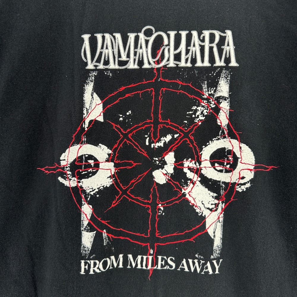 Vamachara From Miles Away Band T-Shirt SZ Large Black Meatalcore Deathmetal